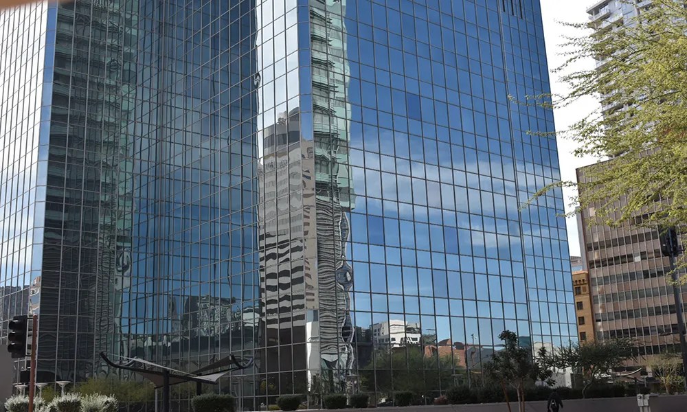 The former Chase Tower building at 201 North Central Ave. is seen in downtown Phoenix on Dec. 1, 2021.